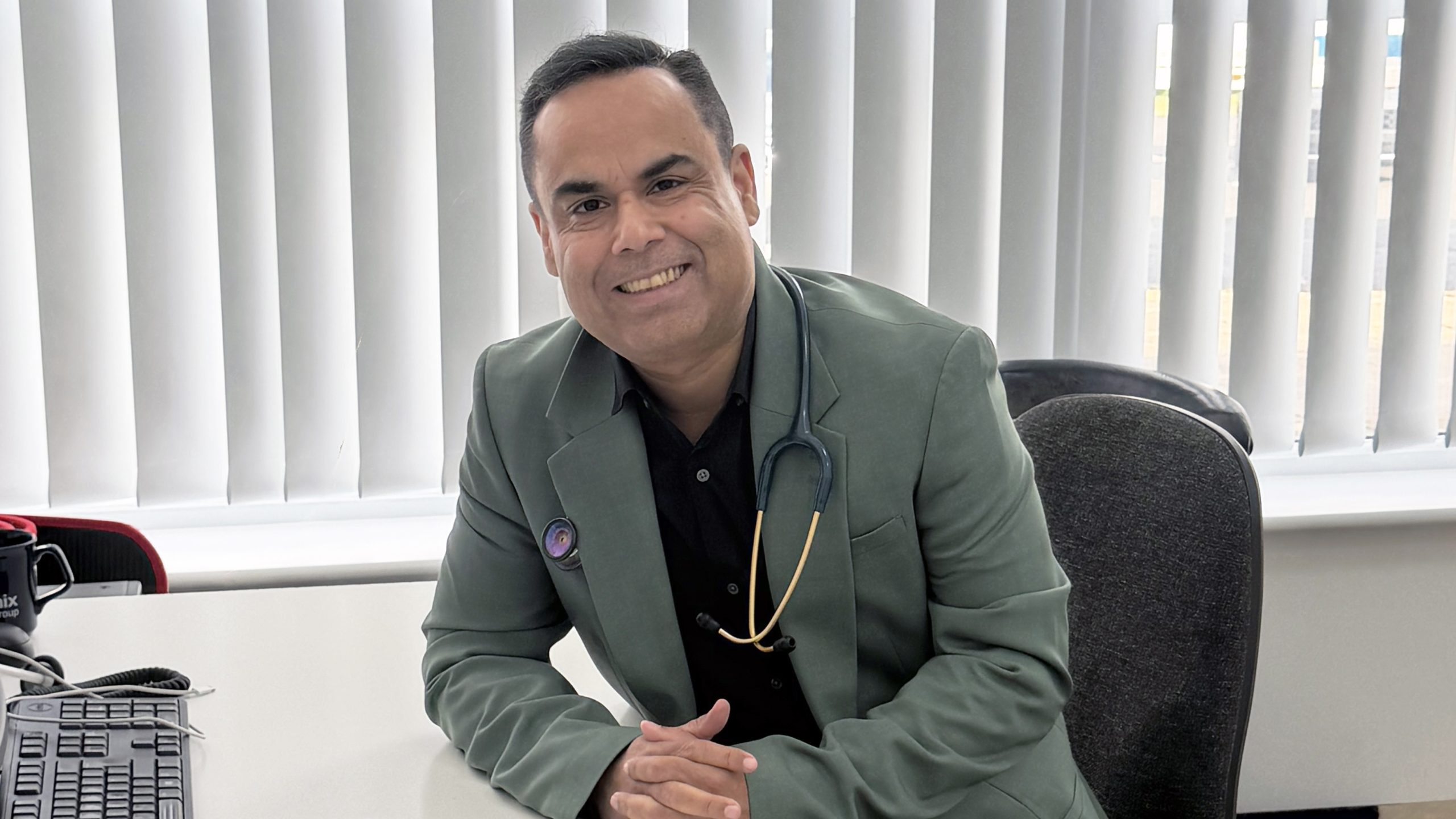 Dr Arindam Das at the Phoenix Hospital in Chelmsford, Essex