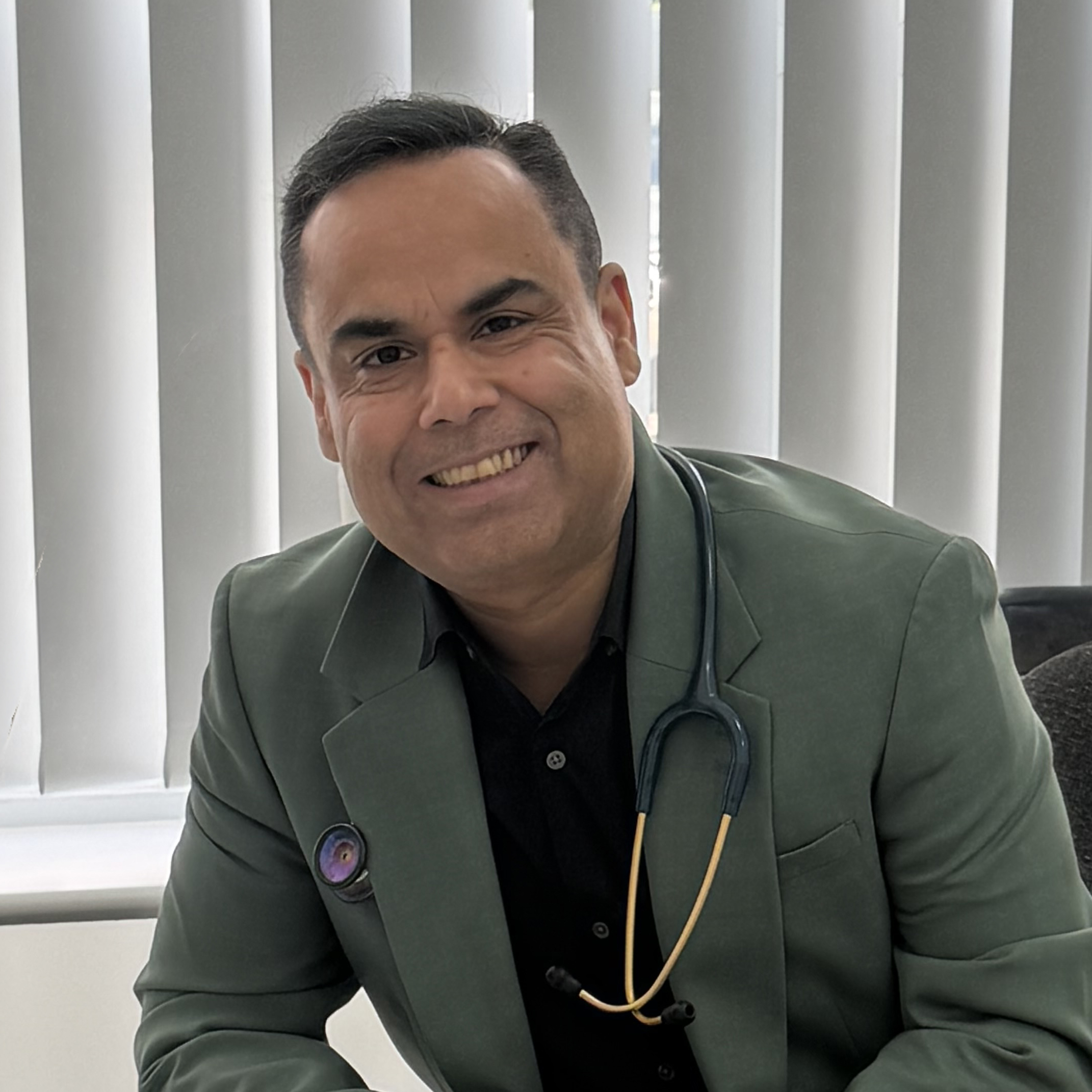 Dr Arindam Das at the Phoenix Hospital in Chelmsford, Essex